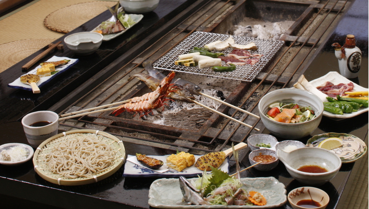 ◆ビジネスホテル×囲炉裏会席　【朝夕二食付】　信州グルメプラン