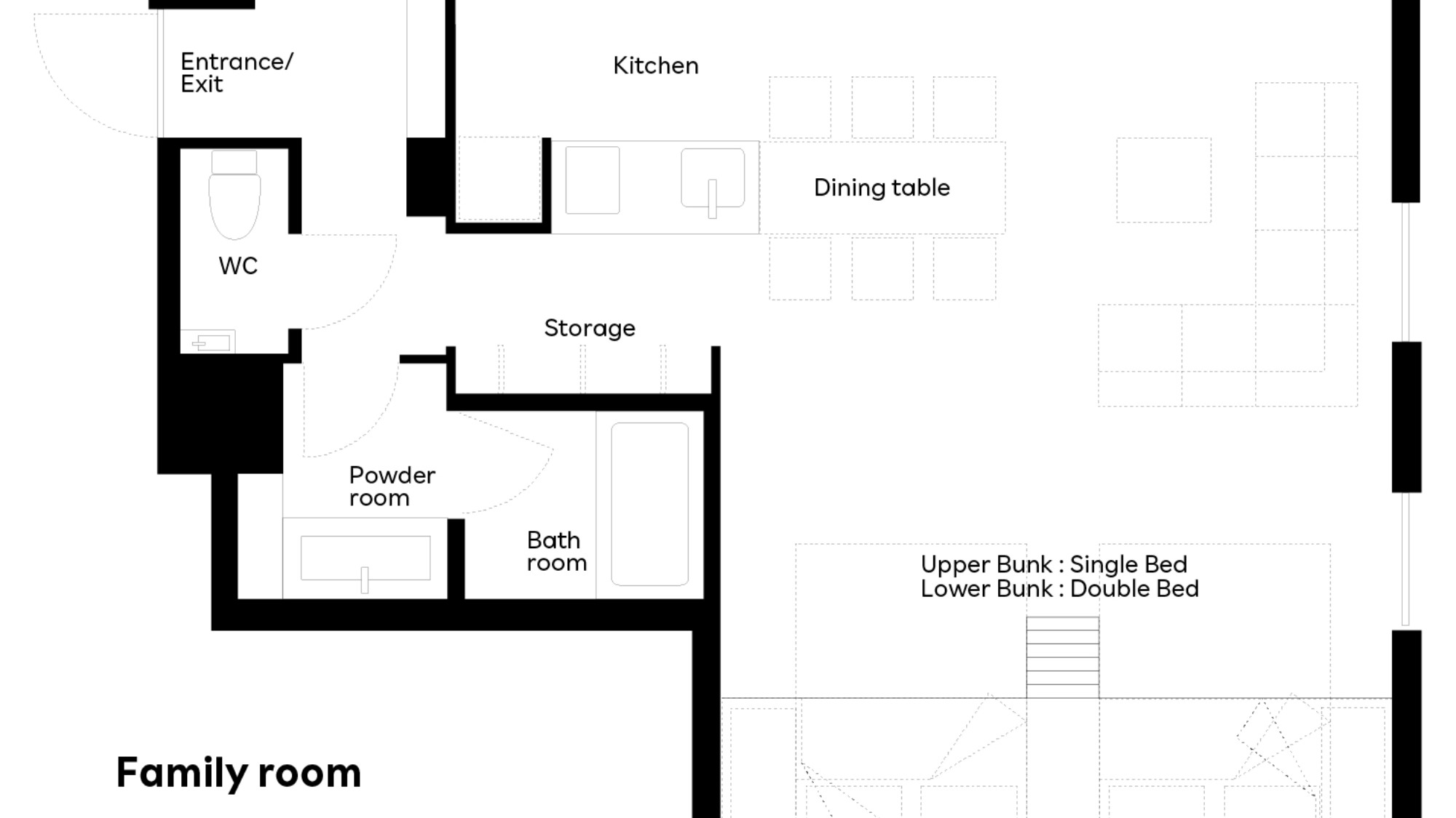 ファミリールーム間取り図