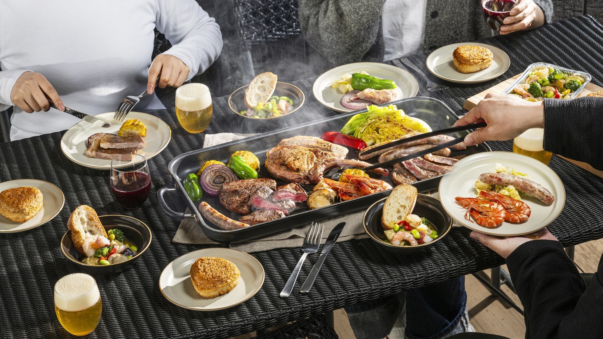 【夕朝付】地元の食材にこだわった選べるお食事！プライベート空間で愉しむ贅沢な休日＜8名分＞