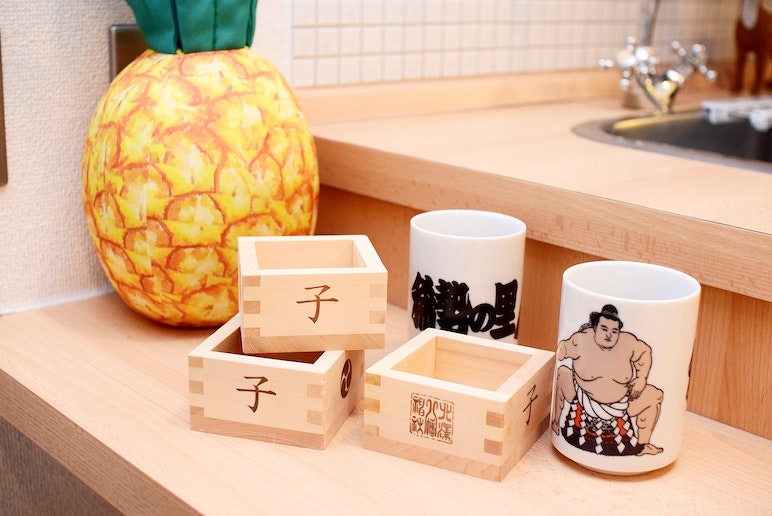 Japanese style cups.