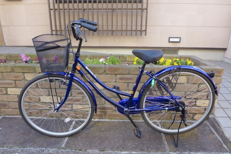 高松の観光は自転車が便利です。宿では自転車をレンタルしています。