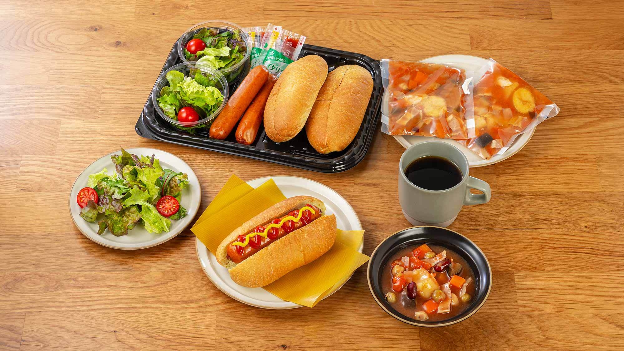 【朝食のみ】千葉の漁師めし「まご茶漬け」or「ホットドッグ」和洋選べる朝ごはん　※1予約1種