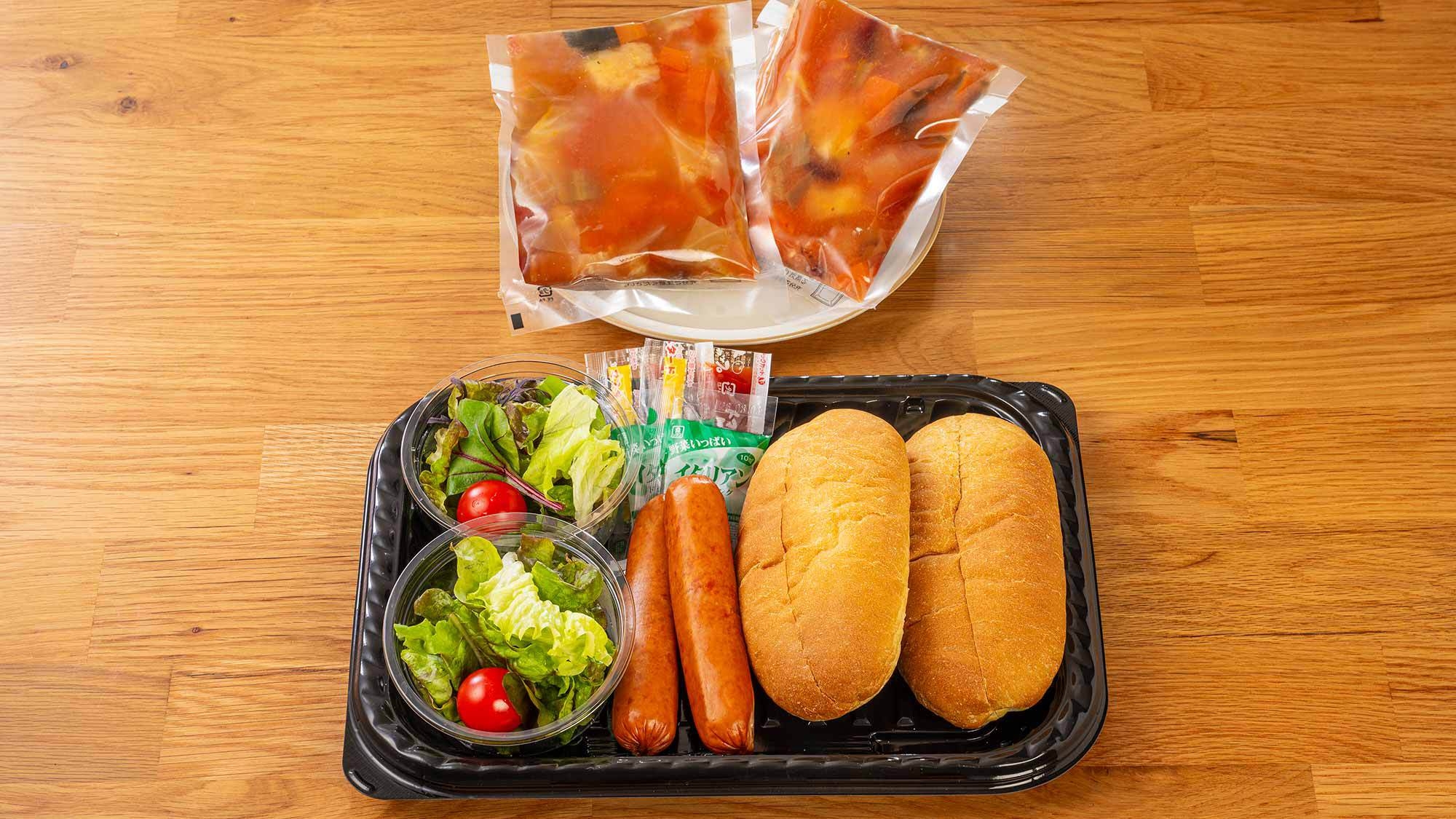 【朝食のみ】漁師めし「まご茶漬け」or「ホットドッグ」和洋選べる朝ごはん　※1予約1種（6名分）