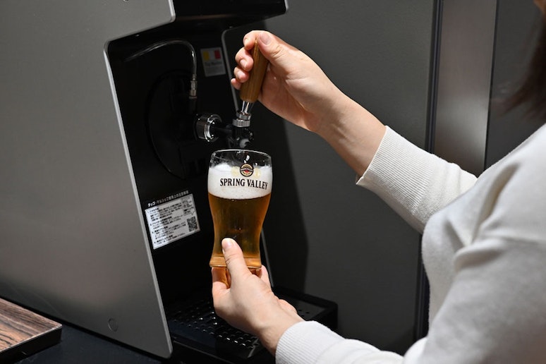 オプション:『Tap march』。キリンビールが開発したクラフトビール専用のビールサーバーです。個