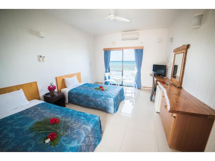 ツインまたはキングベッド, ソファーがクイーンベッドに変更可