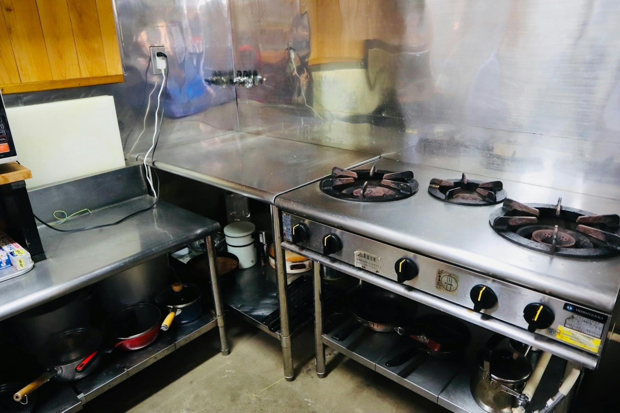 業務用ガスコンロは火力もパワフル