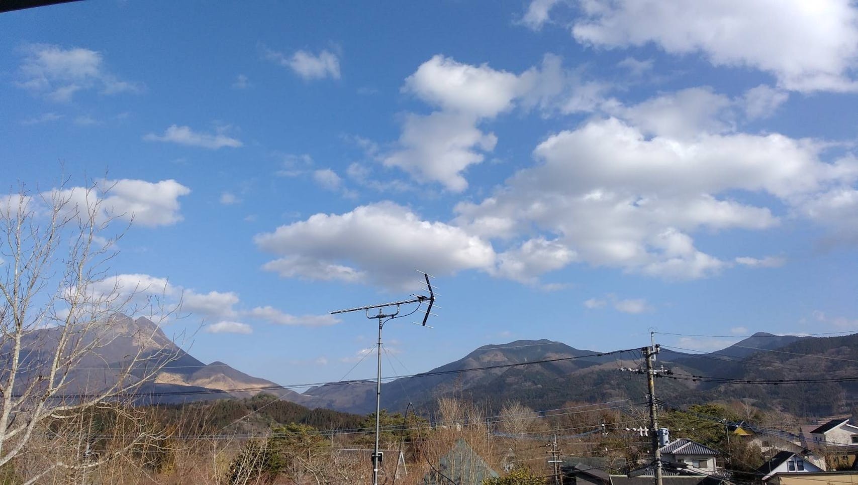 由布岳が展望できる景色