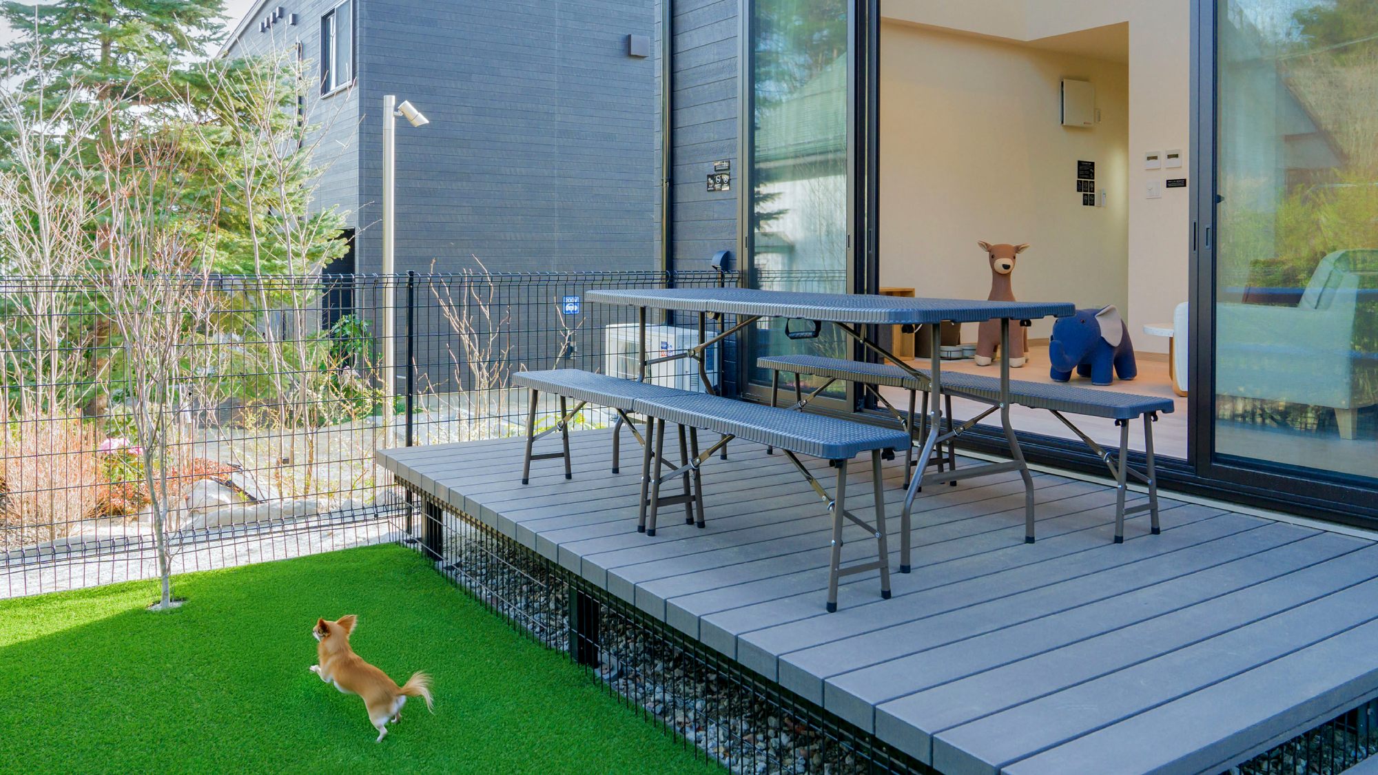 【ペットフレンドリールーム】ドッグランスペース完備でワンちゃんとの素敵な思い出を♪