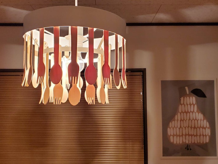 ダイニングのかわいい照明