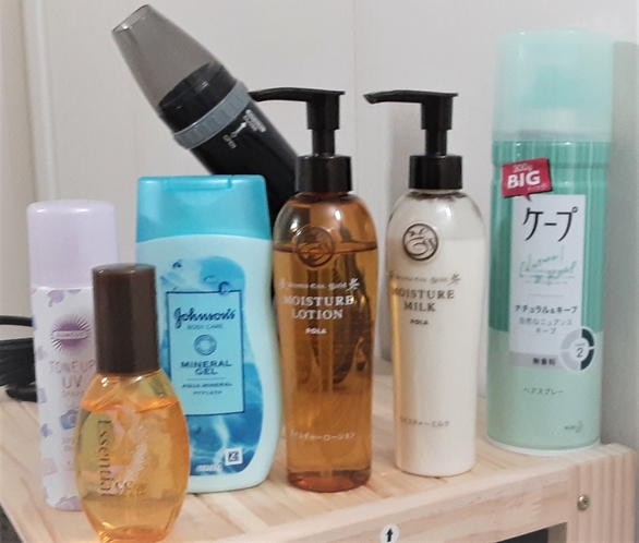 充実したコスメ