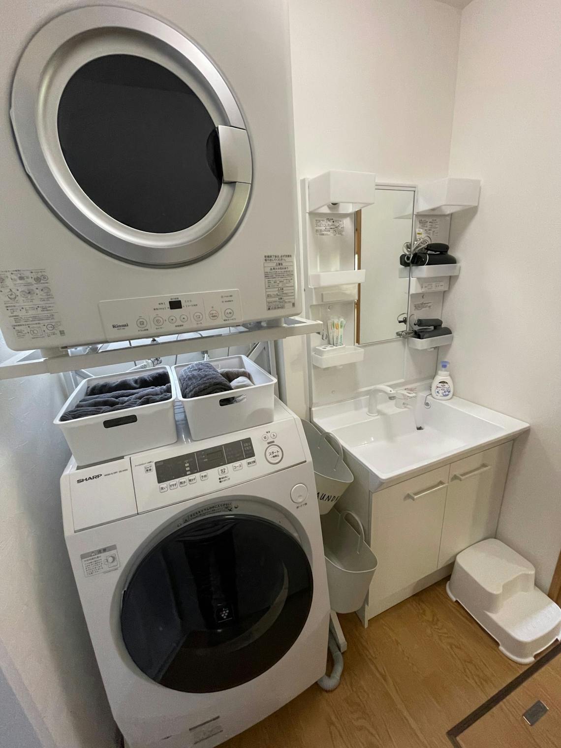 洗濯機・乾燥機・洗面台