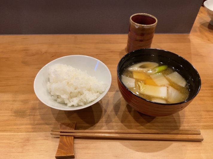 朝食はシンプルに一汁三菜