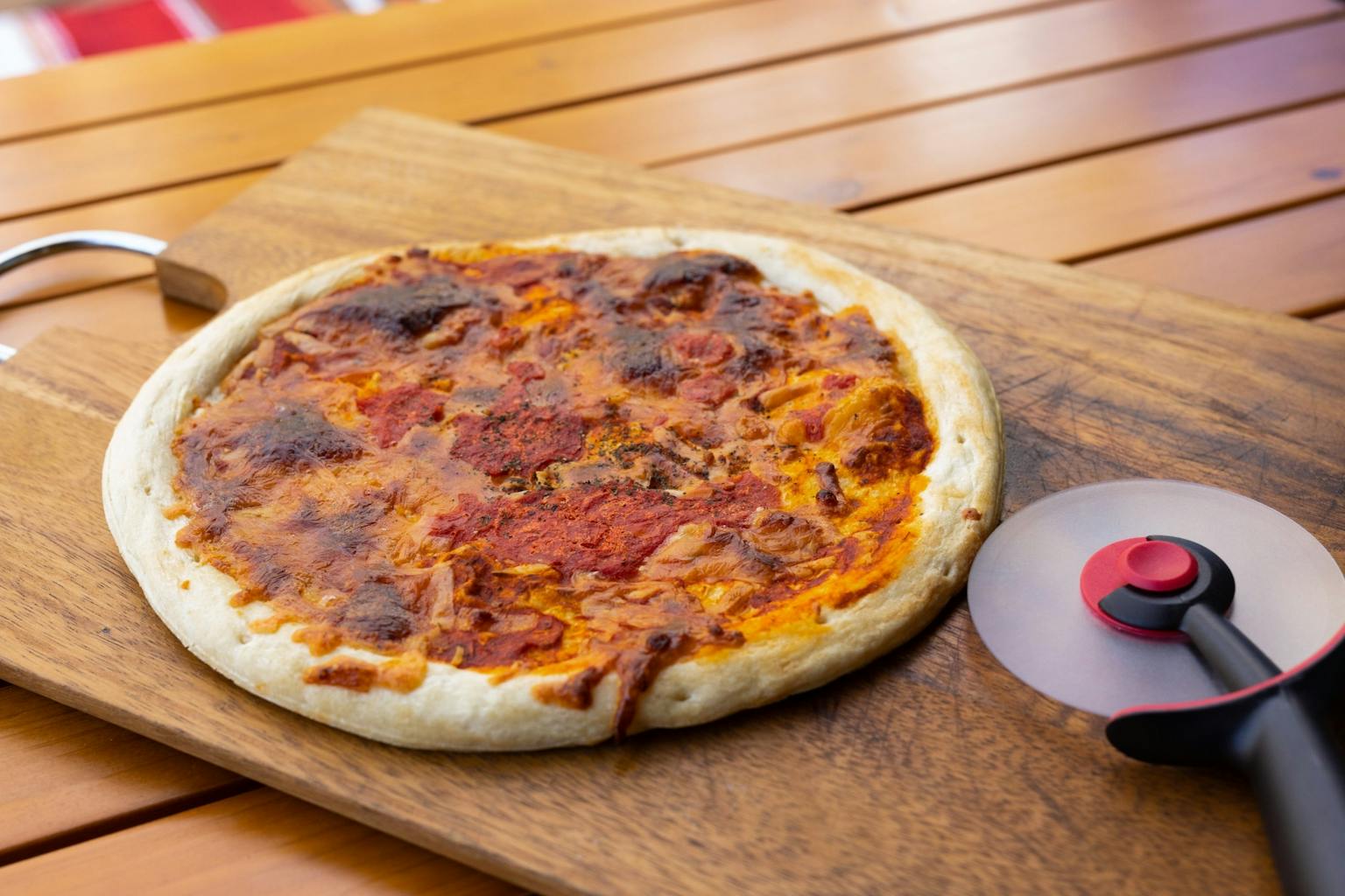 Lenz　暖炉でピザ焼き