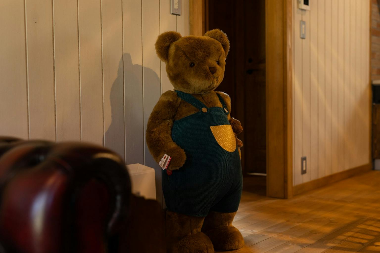 Flori　お部屋には子供くらいのベアちゃんもいます。