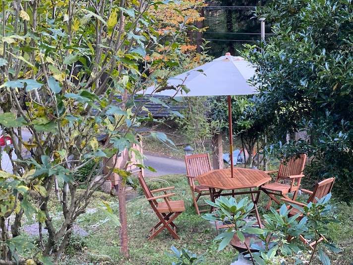 庭園では大自然を満喫できます!