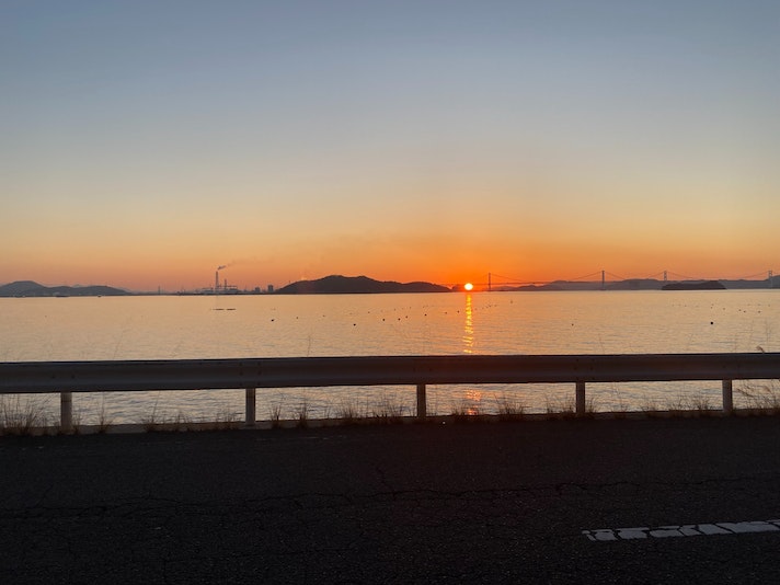 夕日が綺麗なスポット