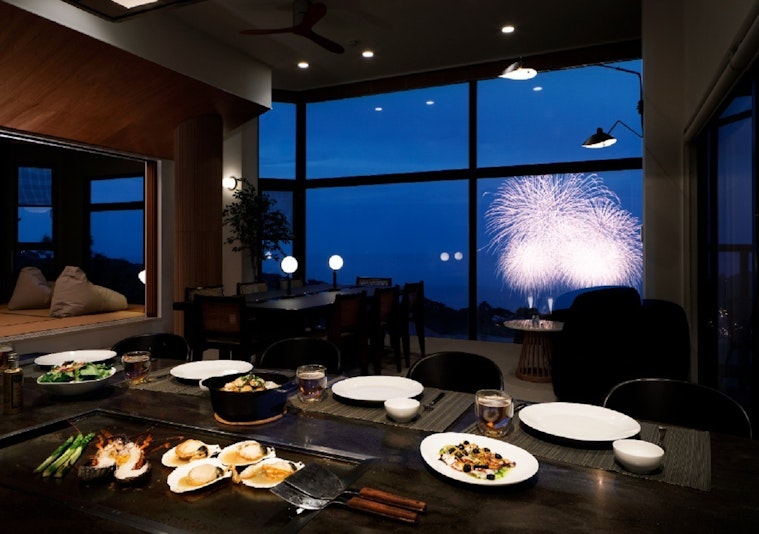 リビング(花火大会イメージ)