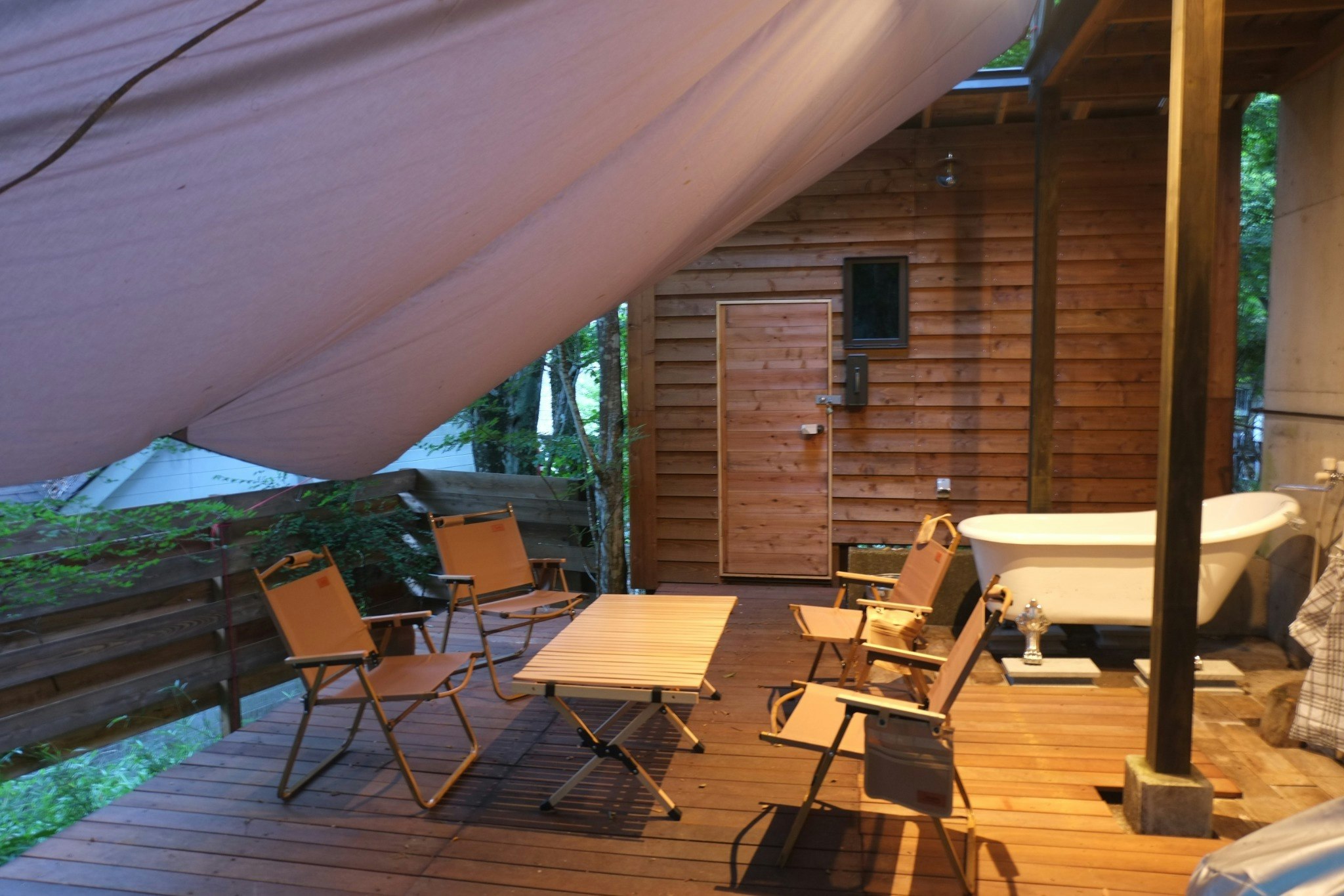 多少の雨は防げます