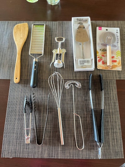 トングなど調理器具