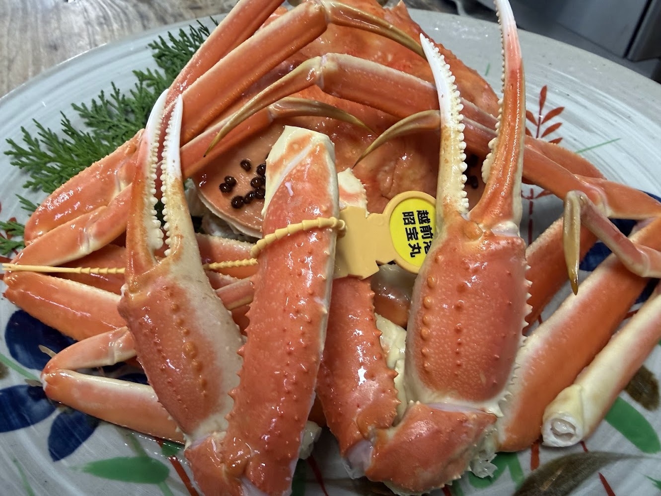 【茹で蟹コース】おひとり様に越前かに1杯付き！