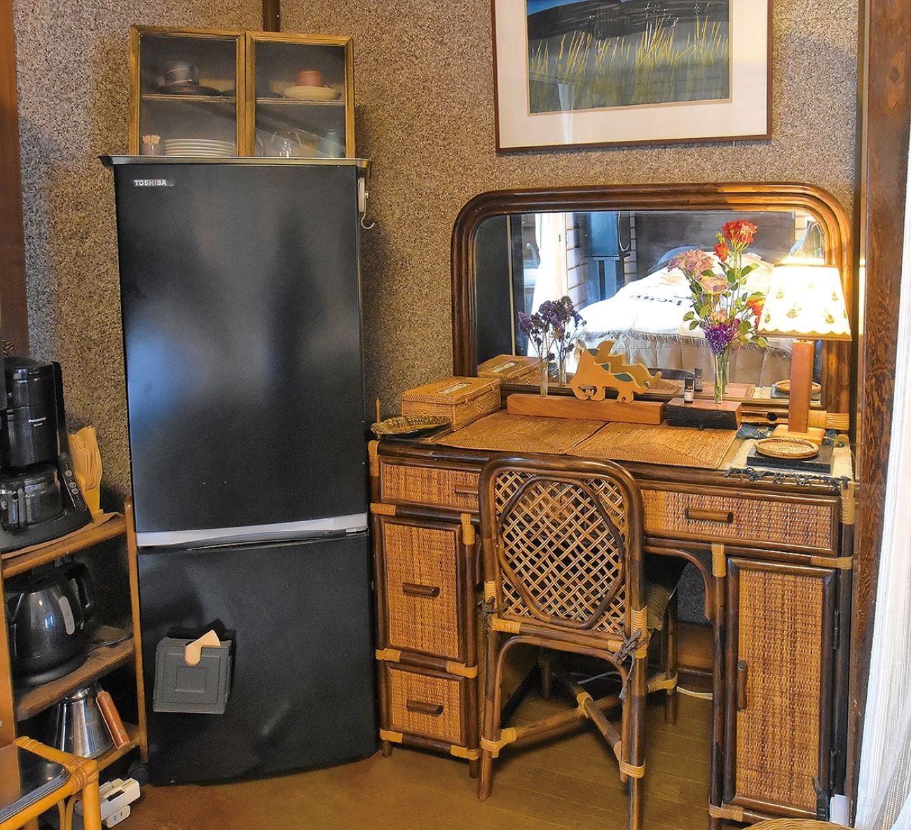 自然心遊館　客室ドレッサー