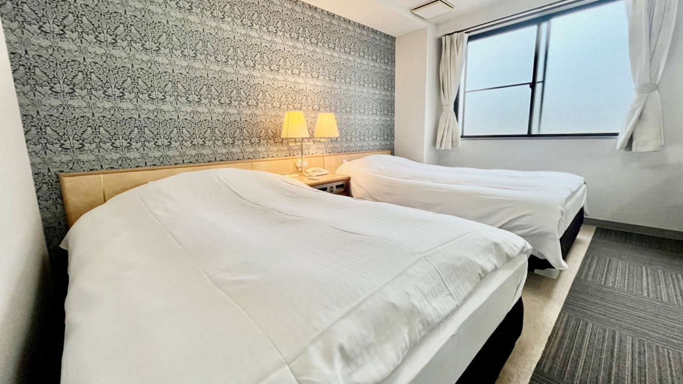 *【ツインルーム1】旅の疲れを癒す快適な寝心地を。