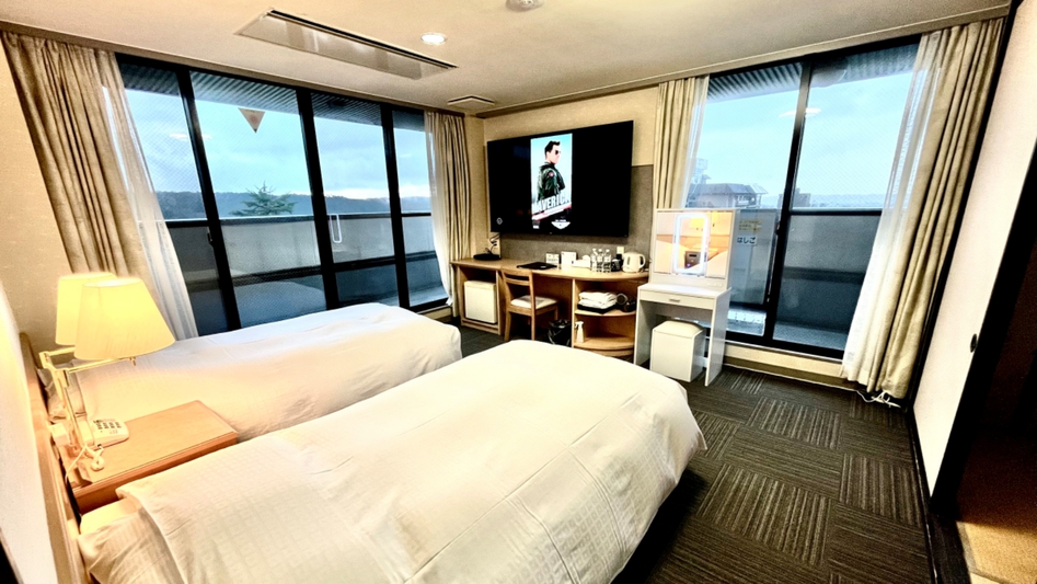 *【特別室】窓からの景色を楽しみながら過ごせる快適な部屋。