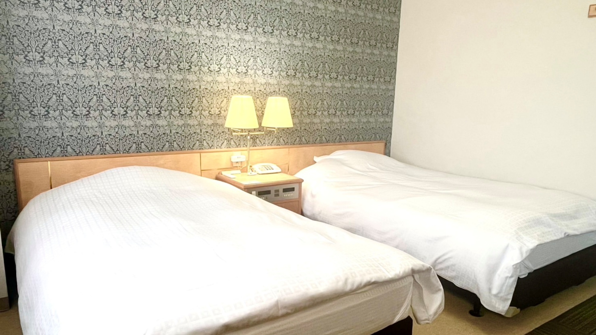 *【ツインルーム3】ふたり旅にも最適なゆとりある空間。