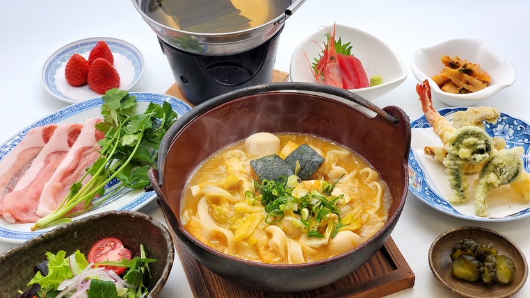 【2食付き】美肌の湯を満喫♪ほうとう＆山梨県の郷土料理を楽しむプラン