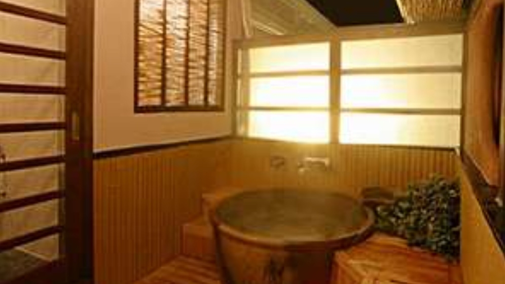 【露天風呂付客室 昇仙峡】特別空間でお寛ぎ頂けます。貸切サウナ・貸切岩盤浴・貸切露天風呂ご利用無料