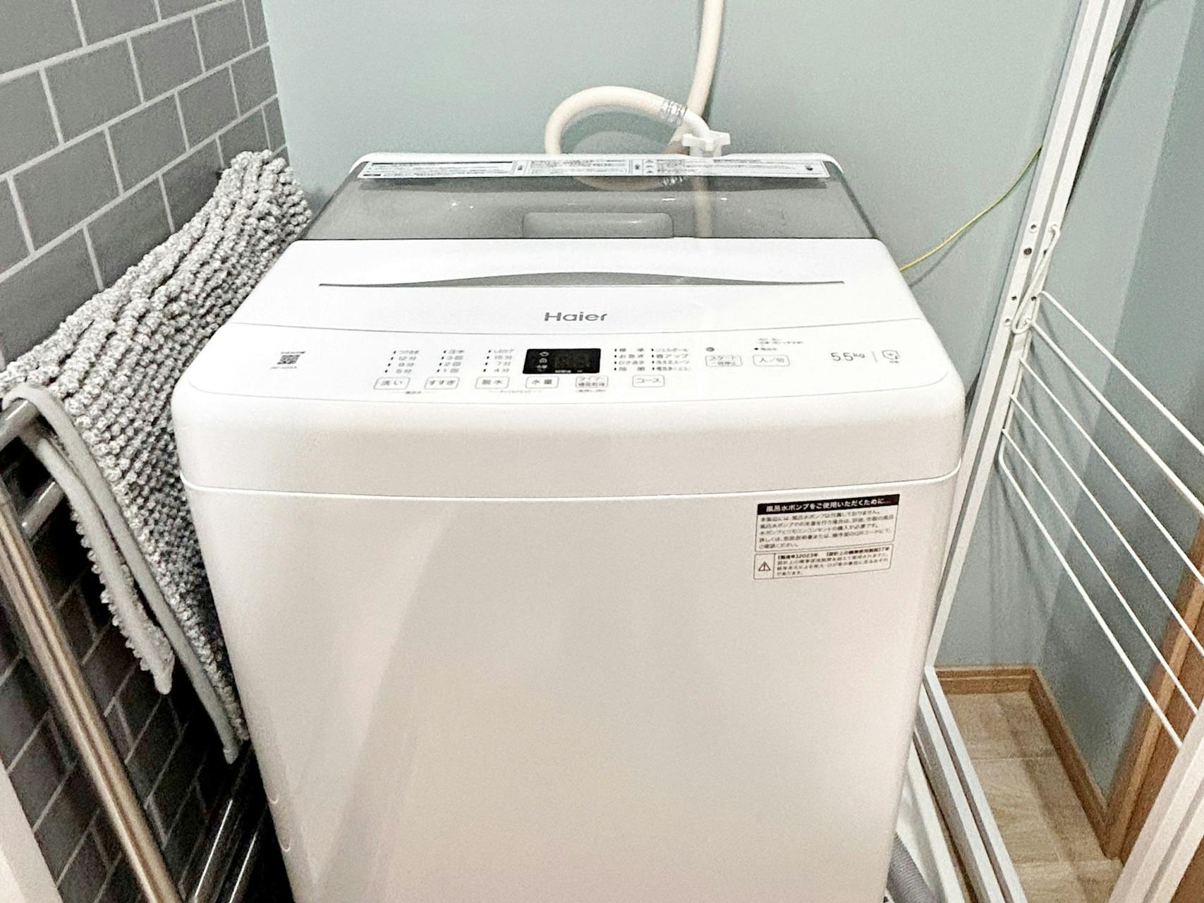 ・【走馬灯B：3F洗濯機】洗濯機完備で長期滞在にも便利です