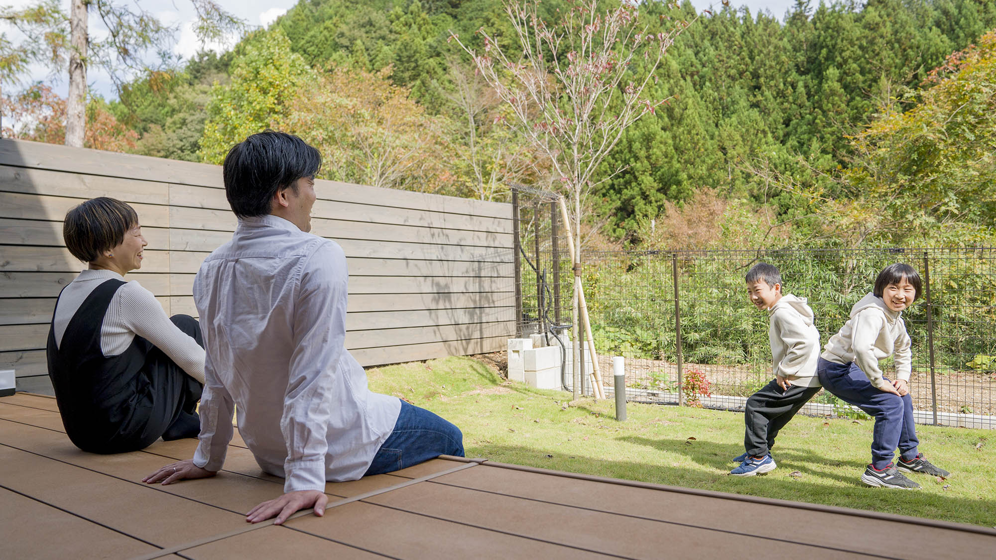 自然の中で家族でリフレッシュ