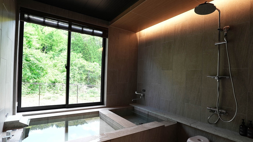 【A08（アルモニア／ベッドルーム】水風呂完備、完全プライベート天然温泉をお楽しみください