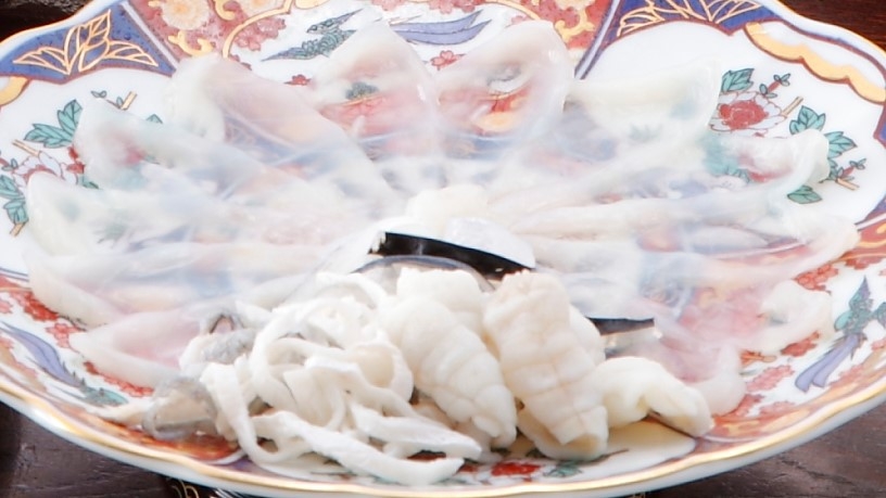 【祝◆ふぐ漁解禁】10月限定×初ふぐ☆てっさ・ぶつ切り食感の違いを楽しめる★日間賀島のふぐ堪能！