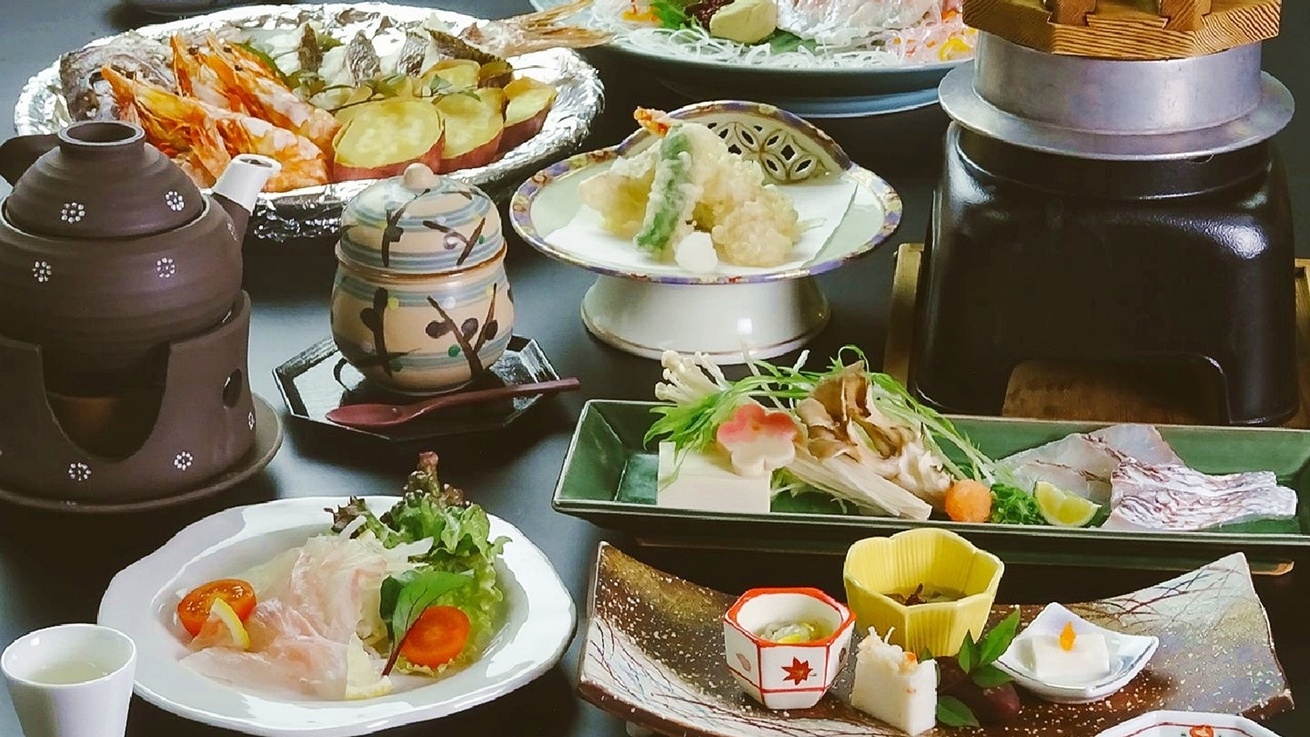 【紅葉鯛会席】淡路島の逸品料理！上品な脂がのった秋の贅沢グルメプラン
