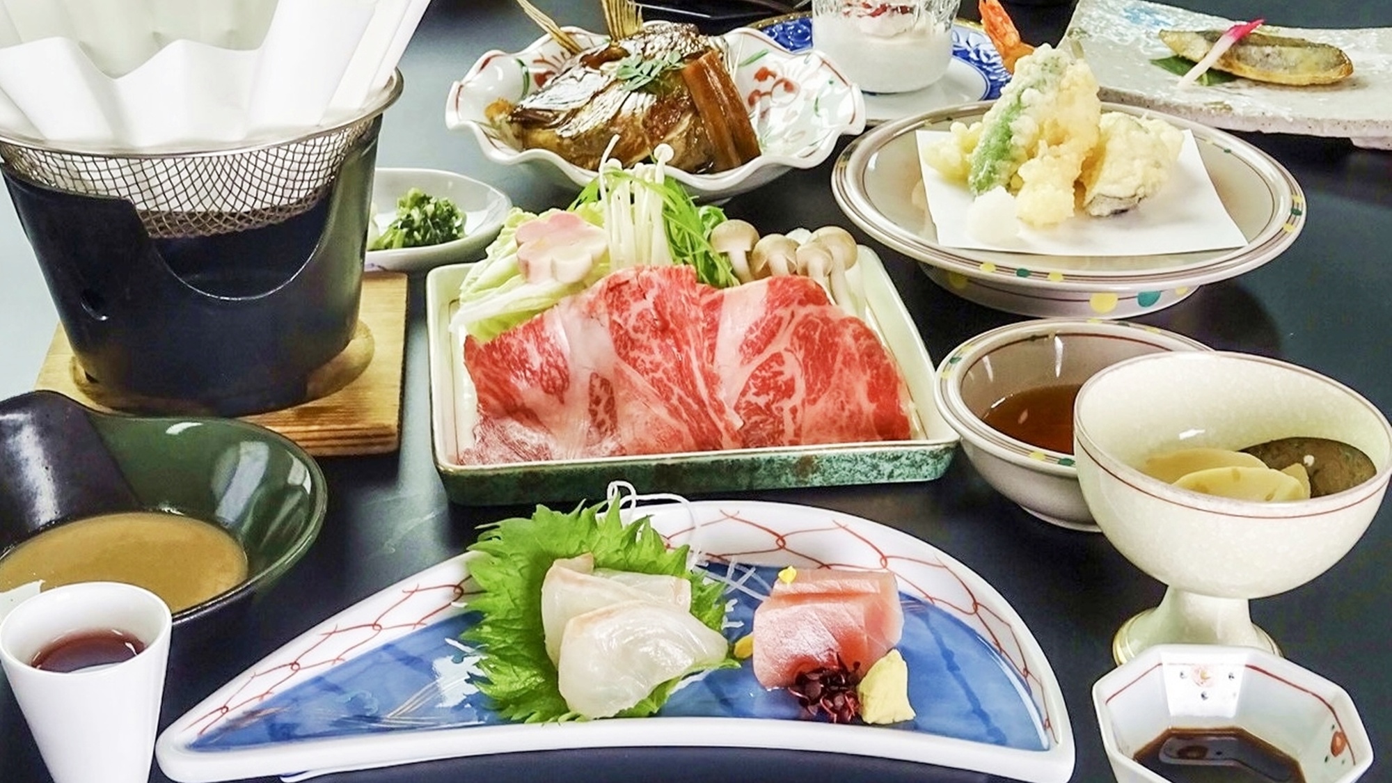 *いざなぎ会席&hellip;あえて少な目のお得な会席