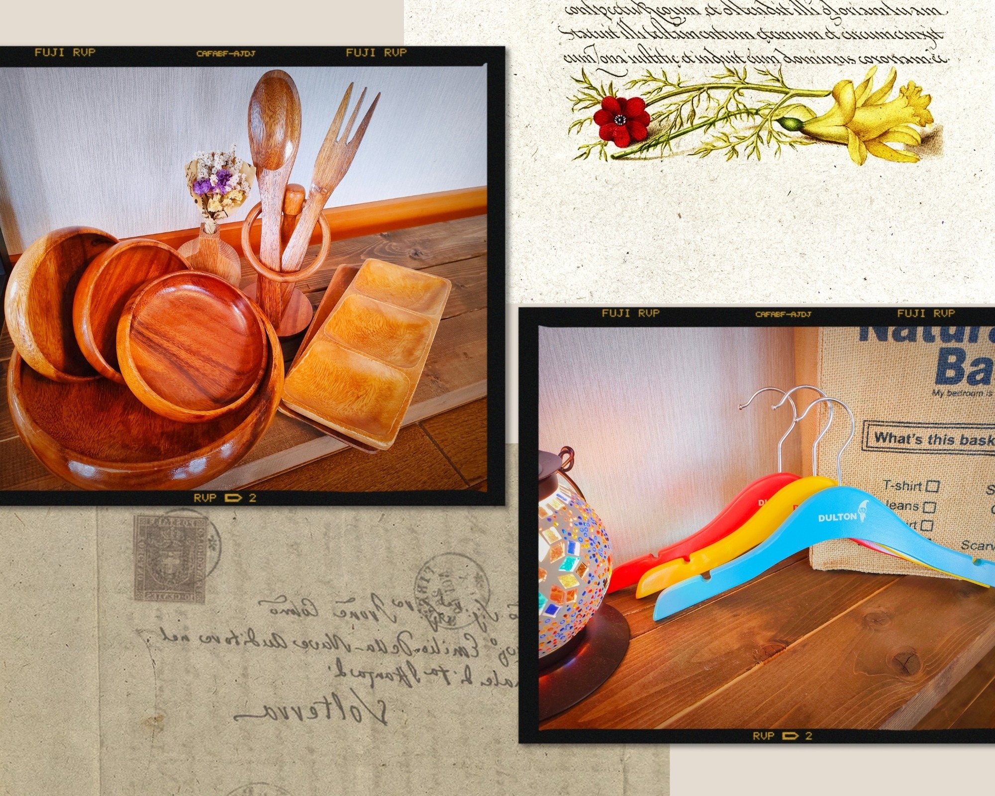 木製プレート・キッズハンガー