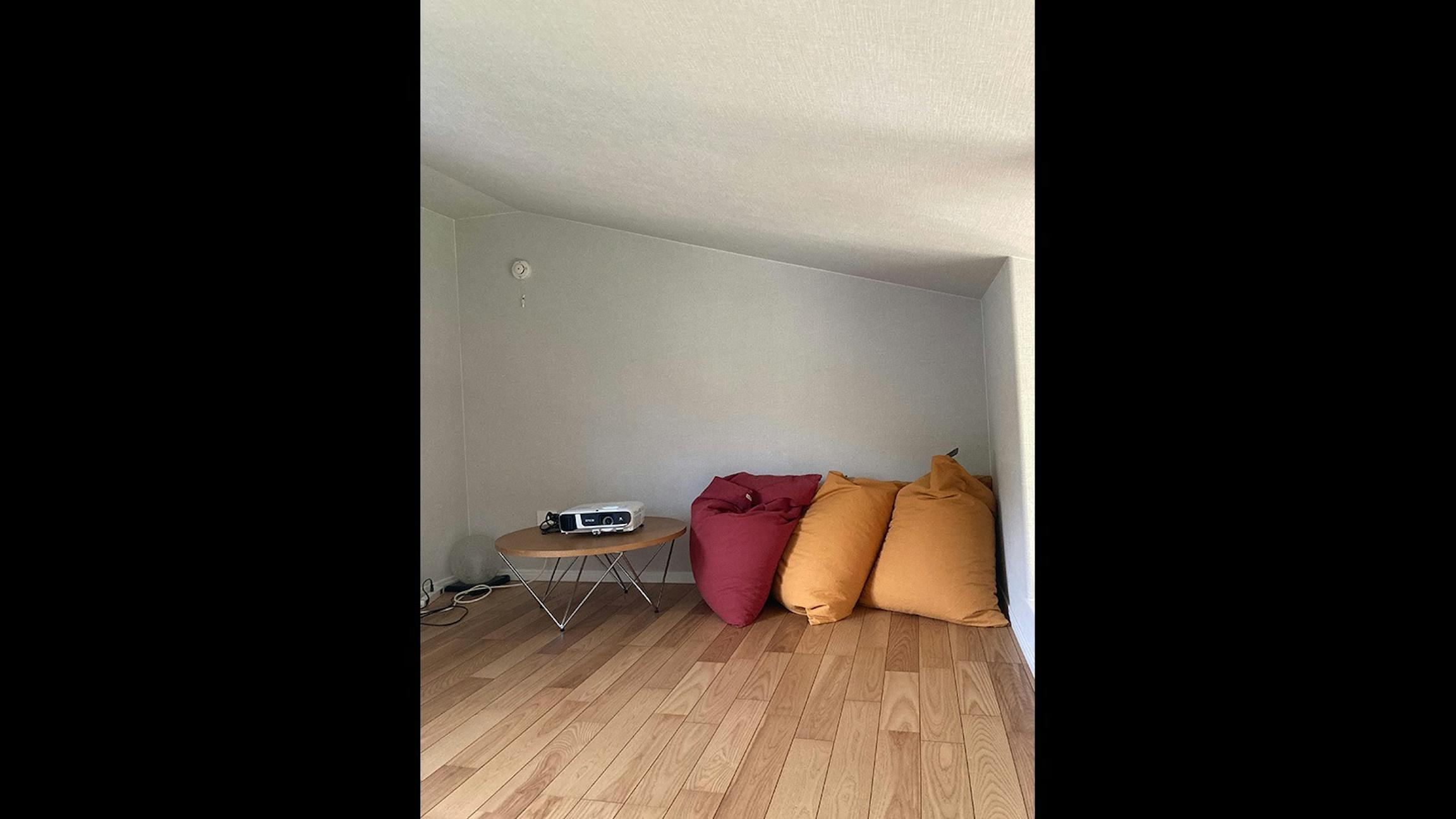 ベッドルーム2（ロフト）こちらに布団２組を敷きます