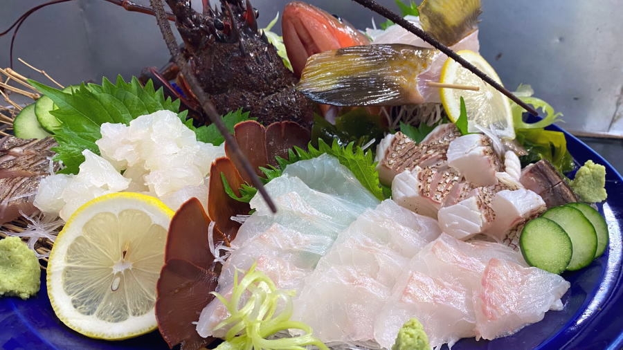 【海鮮料理☆贅沢シリーズ②】グレードアップ！伊勢海老お造り＆アワビの踊焼き♪