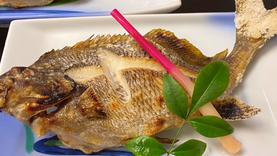 焼魚例：タカノハダイ