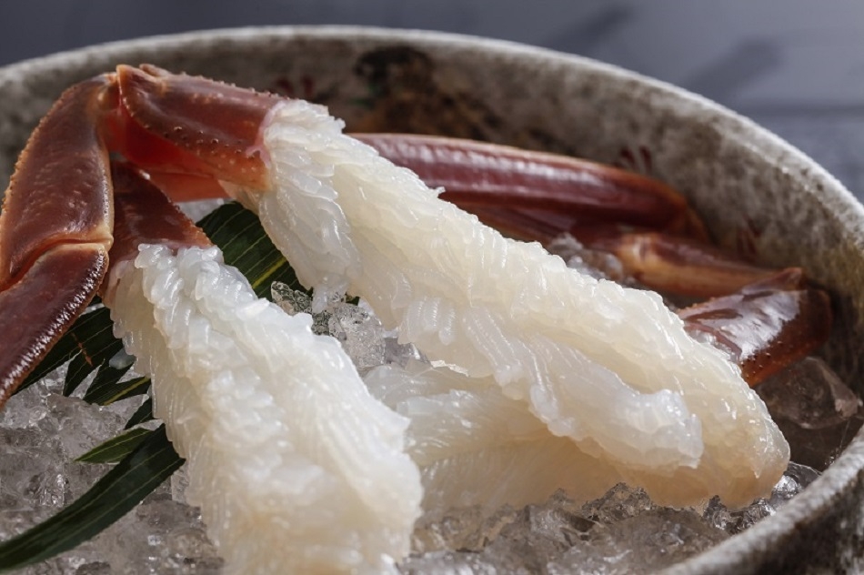 【昼食】【冬旅◆松葉ガニ】★特選活ガニフルコース★≪ゆでガニ１枚＆カニ刺し身＆焼きガニ＆カニチリ鍋≫
