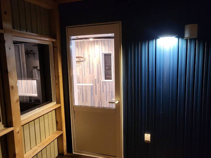 サンルームの中から