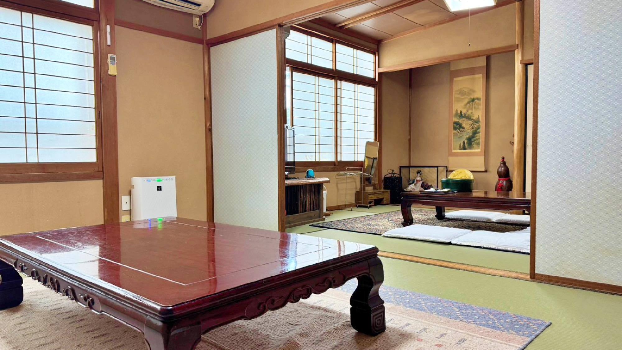 日本間の和室12畳（定員6名）【ペット不可】　