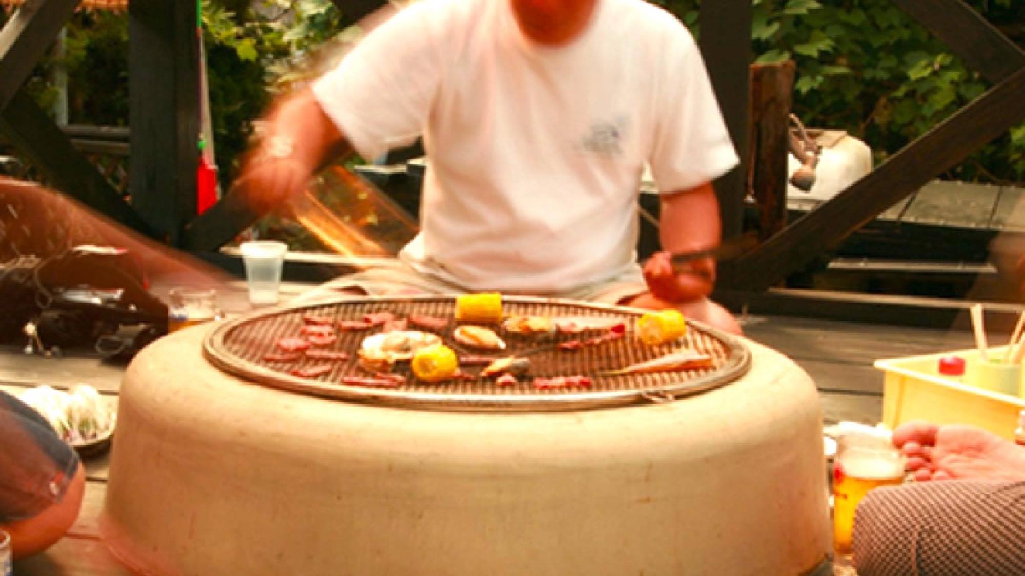 【BBQコース】星空の下で賑やかBBQ｜屋外囲炉裏テラス｜夏の海水浴にも最適◎