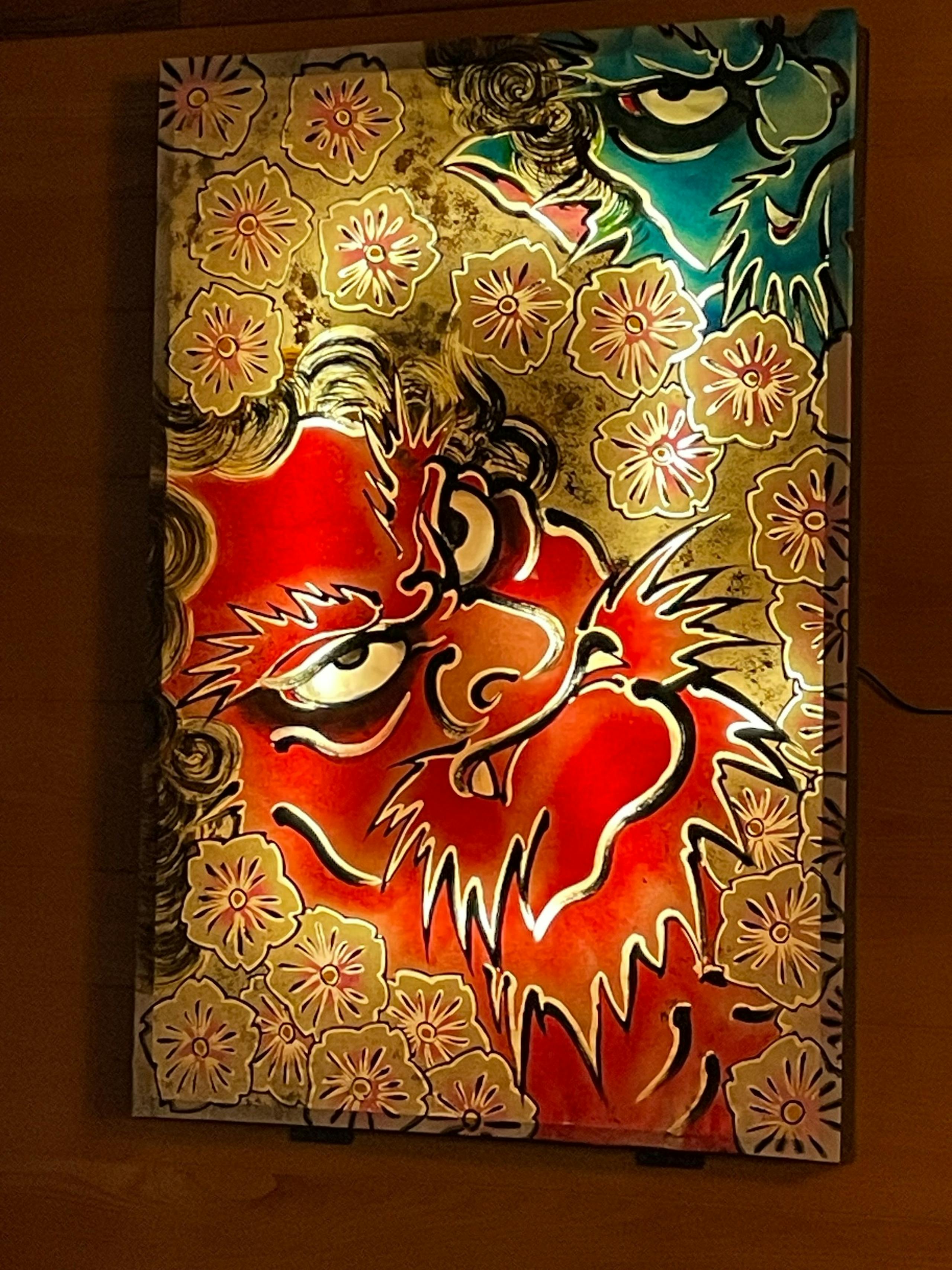 青森県伝統工芸士溝江由樹さんのねぷた絵