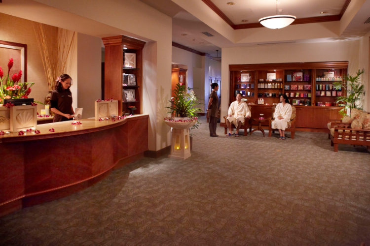 マンダラスパ 待合スペース