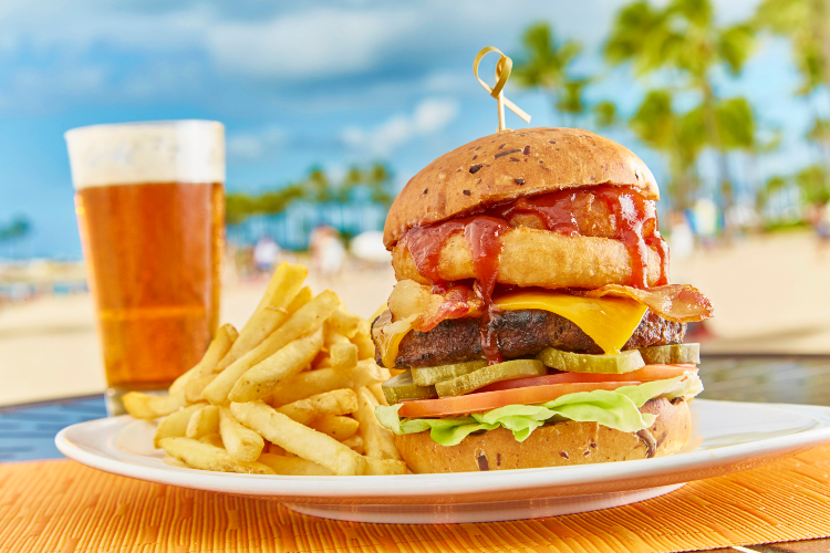 トロピックス バー& グリル パニオロ バーガー 一例