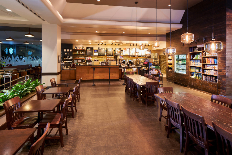 館内 スターバックスコーヒー