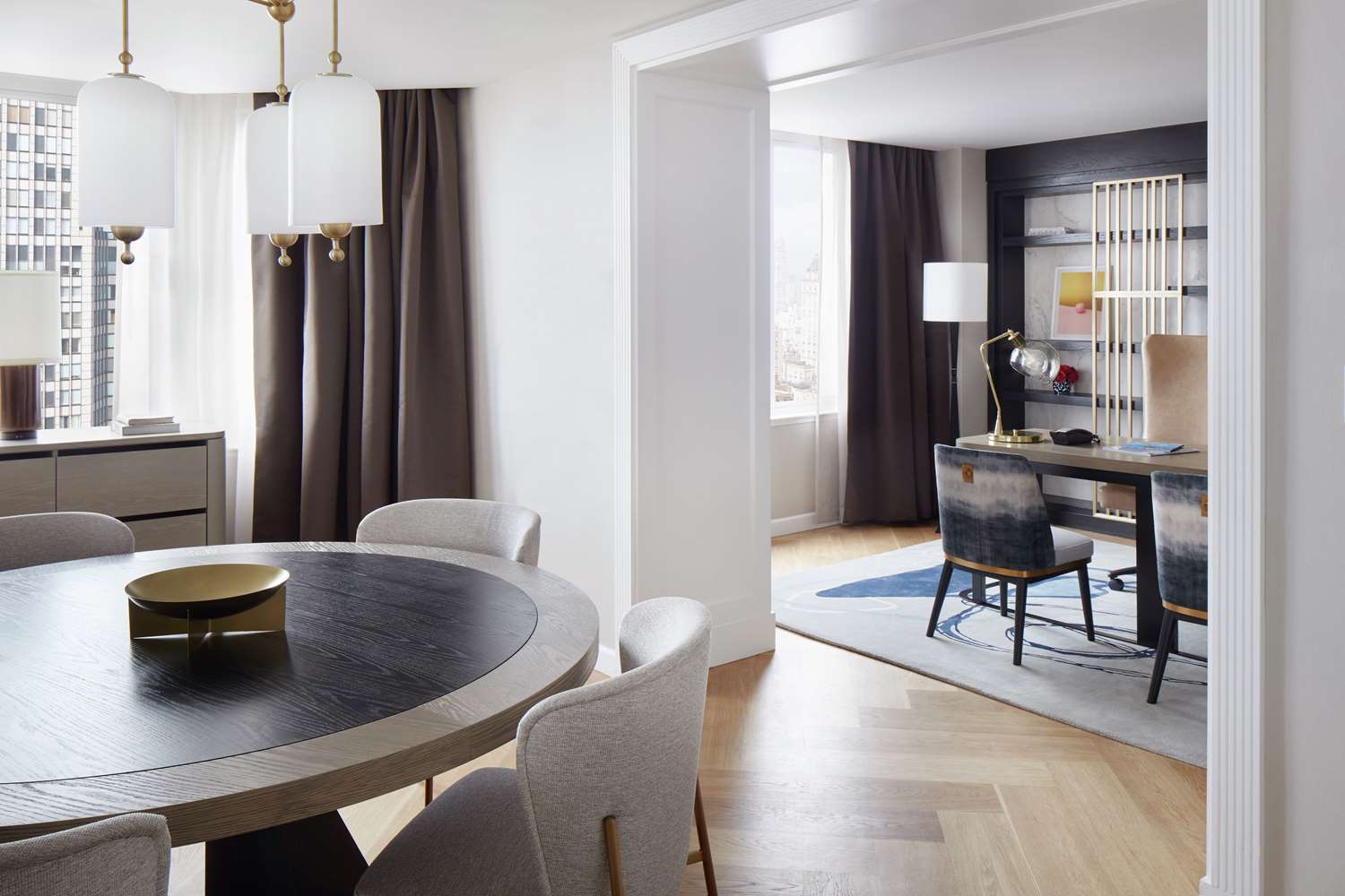 パークビュー　アパートメント　キングベッド1台