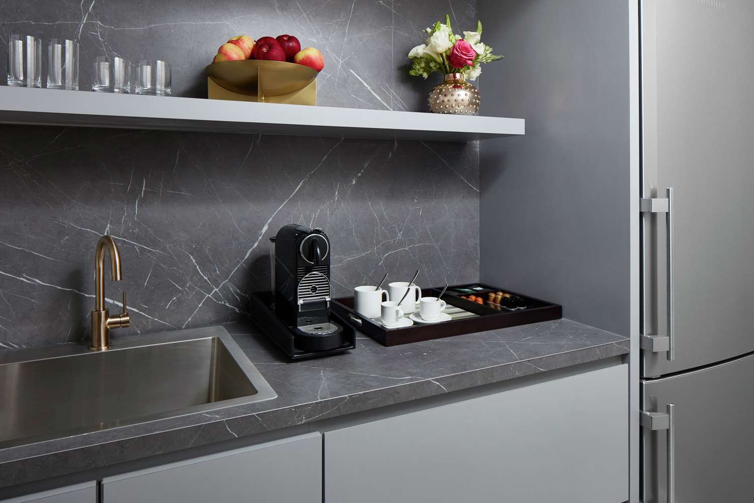 客室アメニティ：ネスプレッソマシン